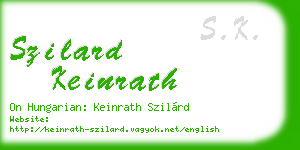 szilard keinrath business card
